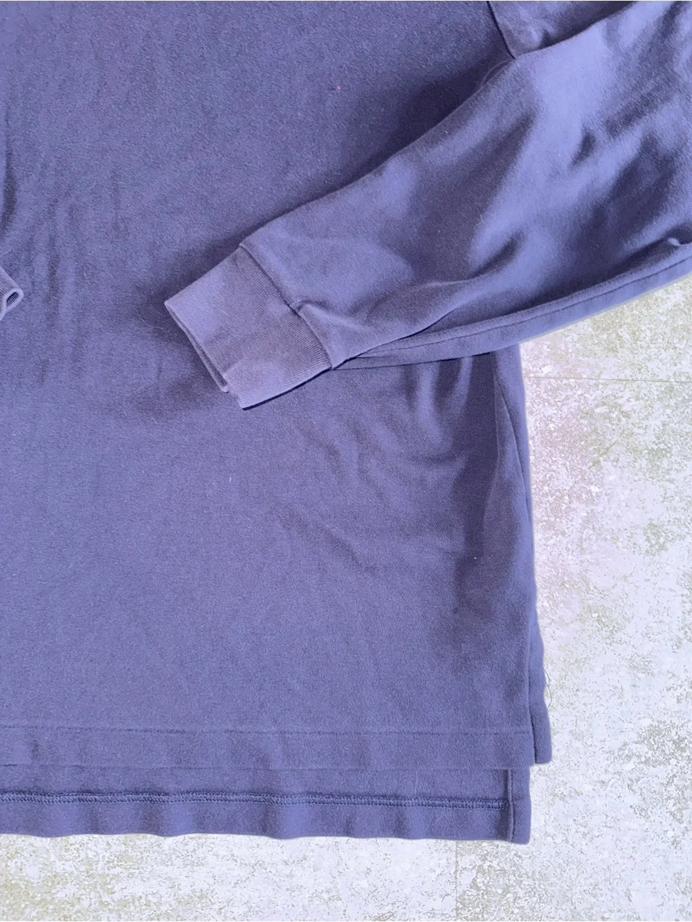 Polo Ralph Lauren Men’s L Solid Navy Long Sleeve Cotton Polo Embroidered Logo